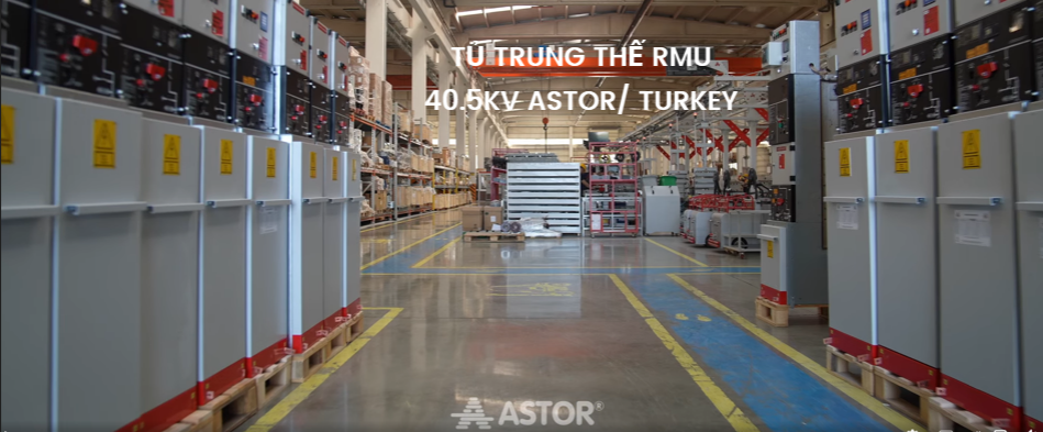 Tủ điện trung thế RMU 40.5kV Astor Thổ Nhỹ Kỳ